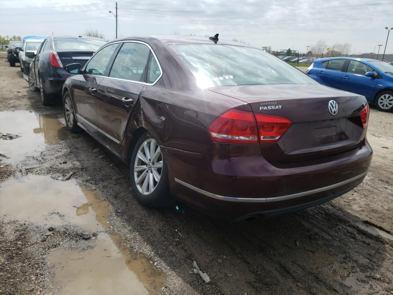 Photo 3 from auction – 2013 VOLKSWAGEN PASSAT SEL with VIN 1VWCP7A39DC147252