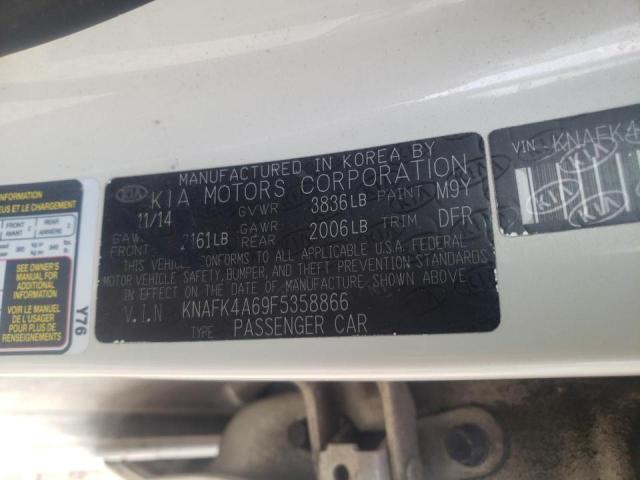 Photo 10 from auction – 2015 KIA FORTE LX with VIN KNAFK4A69F5358866