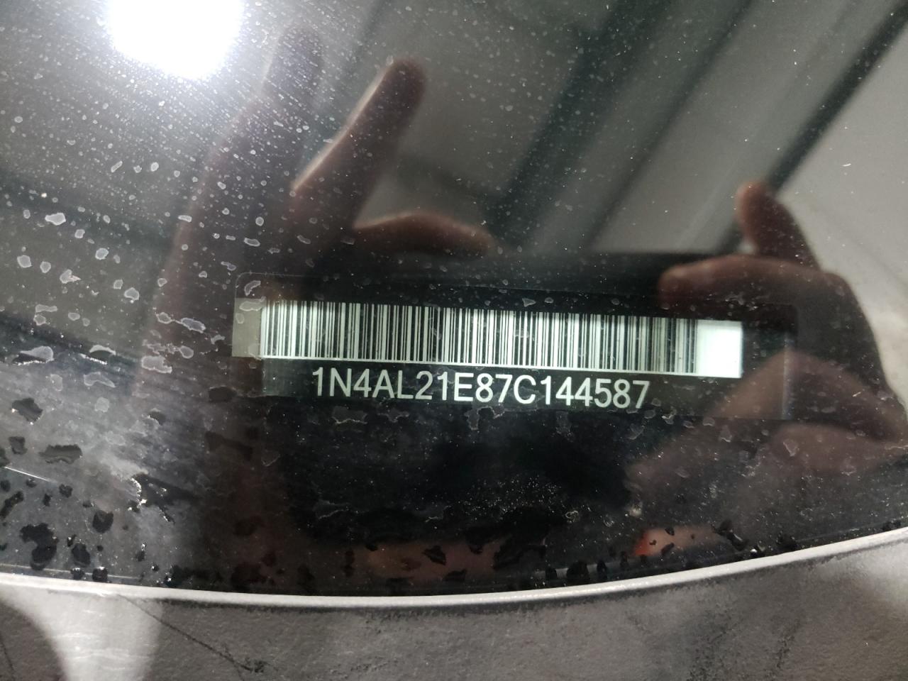 Photo 10 from auction – 2007 NISSAN ALTIMA 2.5 with VIN 1N4AL21E87C144587