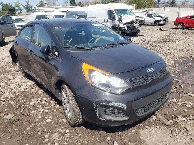 KIA RIO LX 2015 with VIN KNADM5A35F6516711 - Photo from auction