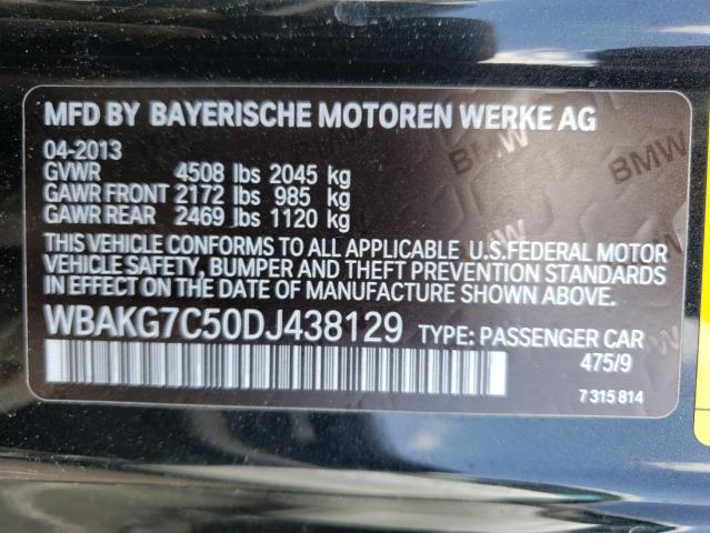Photo 10 from auction – 2013 BMW 335 I with VIN WBAKG7C50DJ438129