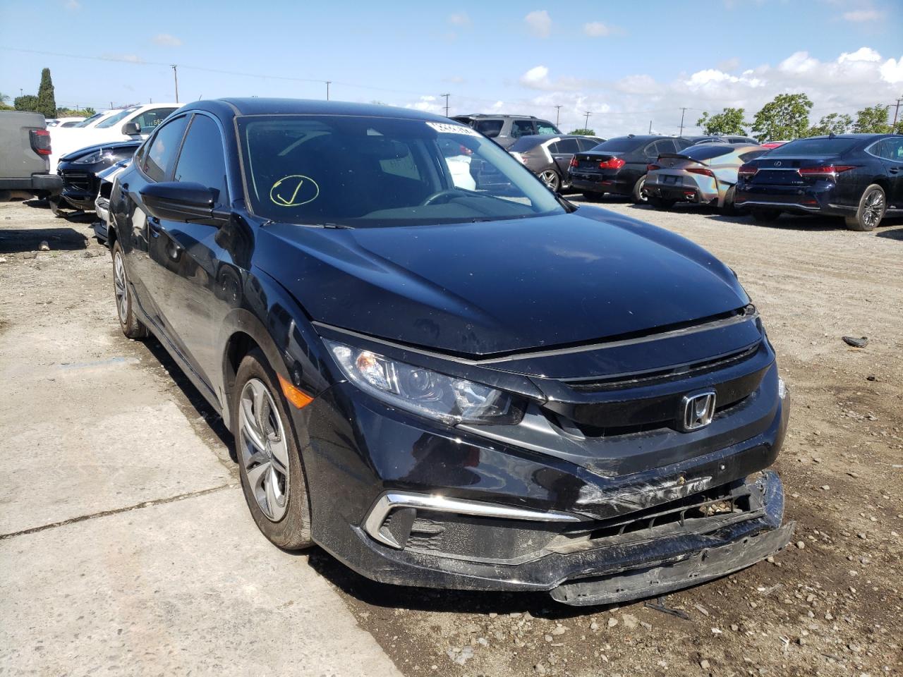 Photo 1 from auction – 2021 HONDA CIVIC LX with VIN 2HGFC2F68MH548520