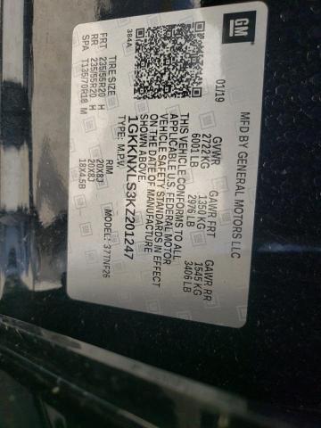 Photo 10 from auction – 2019 GMC ACADIA with VIN 1GKKNXLS3KZ201247