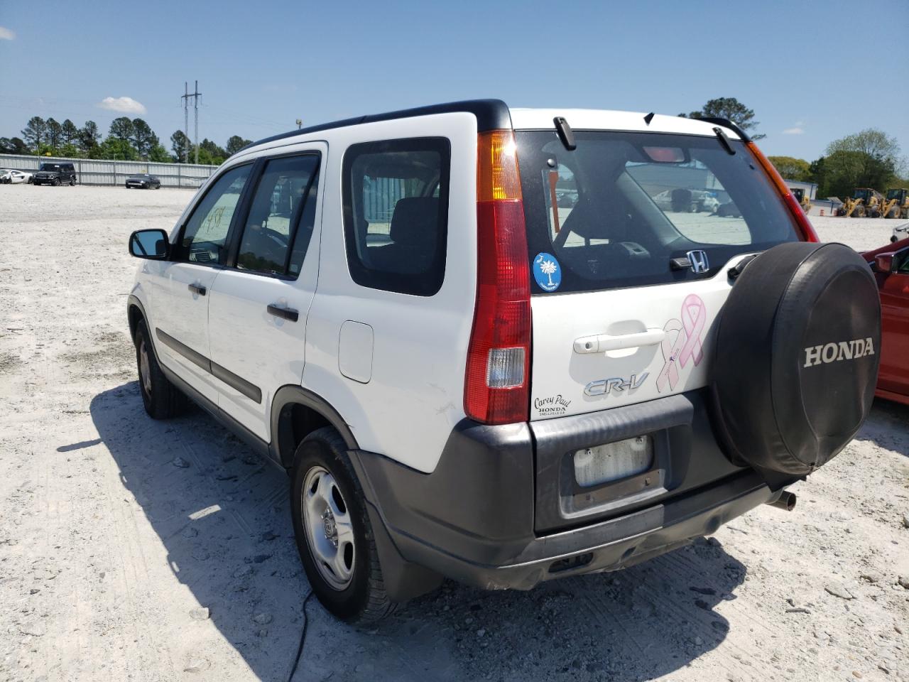Photo 3 from auction – 2003 HONDA CR-V LX with VIN JHLRD68433C004149