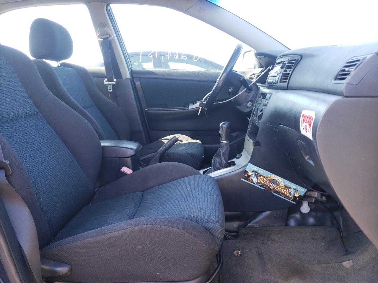 Photo 5 from auction – 2005 TOYOTA COROLLA XR with VIN 2T1BY30E25C353500