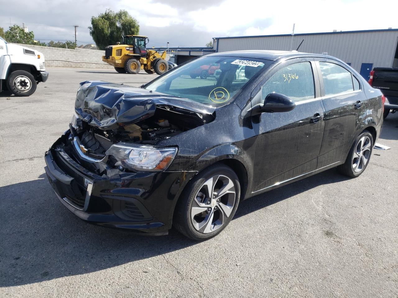 Photo 2 from auction – 2020 CHEVROLET SONIC PREM with VIN 1G1JF5SB1L4115288