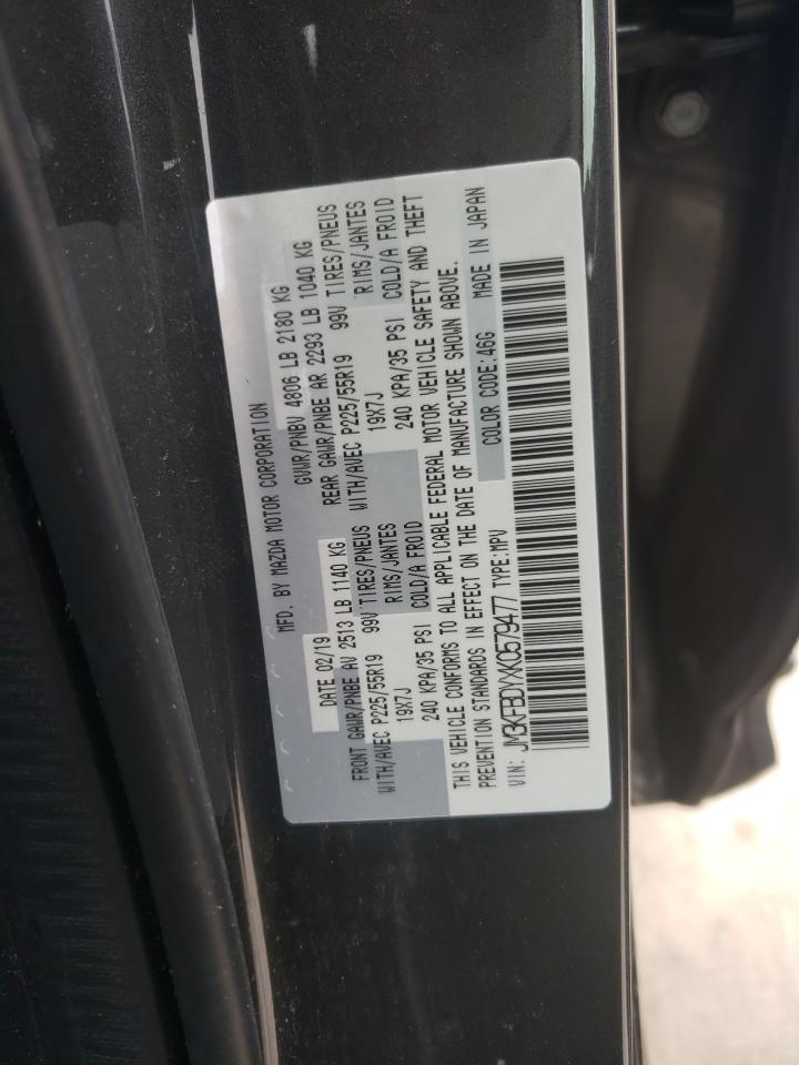 Photo 10 from auction – 2019 MAZDA CX-5 GRAND with VIN JM3KFBDYXK0579477
