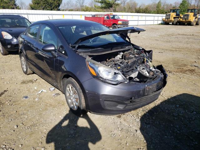 KIA RIO EX 2012 with VIN KNADN4A34C6058338 - Photo from auction
