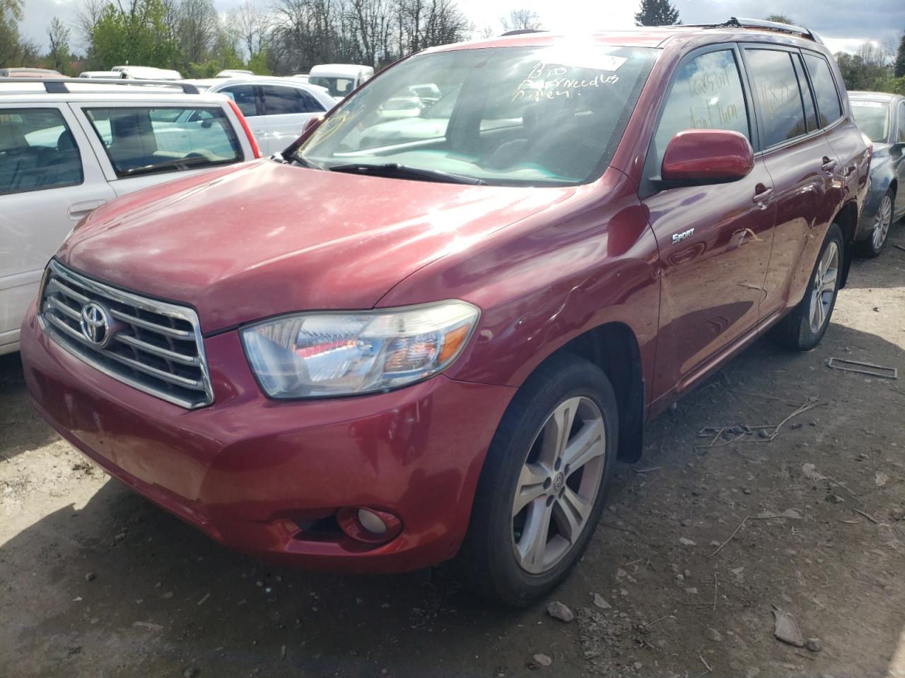 Photo 2 from auction – 2008 TOYOTA HIGHLANDER with VIN JTEES43A982044165