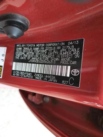Photo 10 from auction – 2013 TOYOTA PRIUS with VIN JTDKN3DU2D5626313
