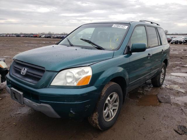 Photo 2 from auction – 2003 HONDA PILOT EXL with VIN 2HKYF18533H555295