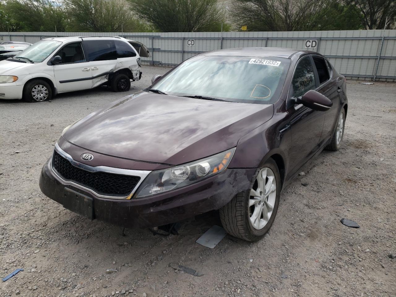 Photo 2 from auction – 2013 KIA OPTIMA LX with VIN 5XXGM4A78DG181150