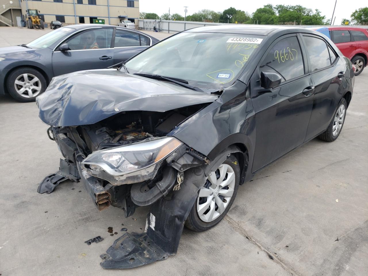 Photo 2 from auction – 2015 TOYOTA COROLLA L with VIN 2T1BURHEXFC445376