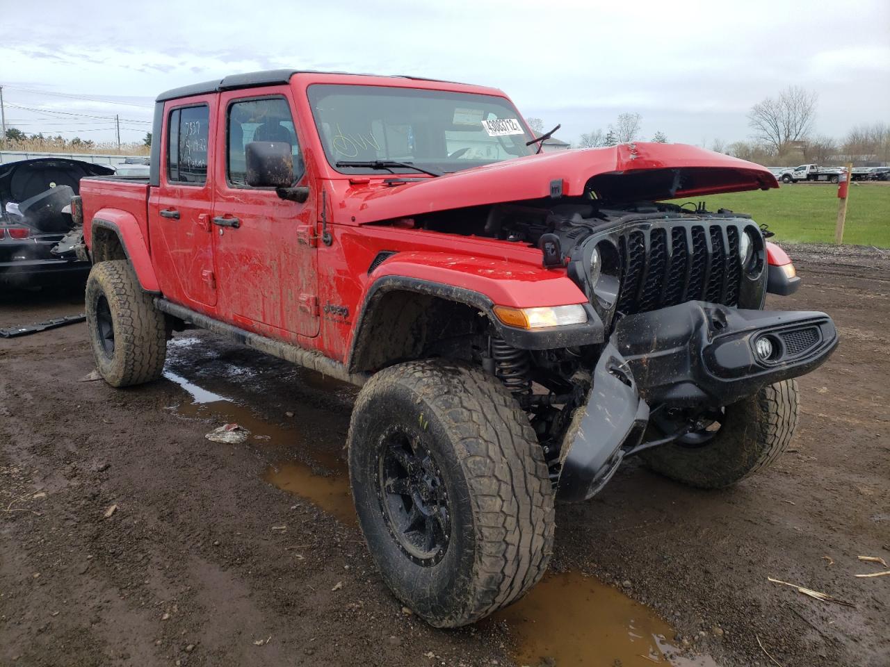 JEEP GLADIATOR 2021 with VIN 1C6HJTAG4ML582791 - Photo from auction