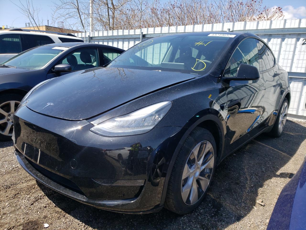 Photo 2 from auction – 2021 TESLA MODEL Y with VIN 5YJYGAEE8MF112612