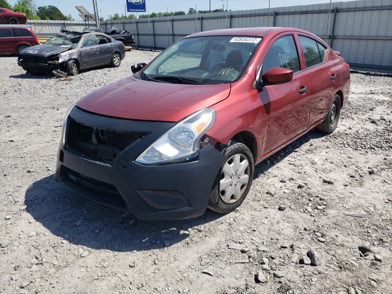 Photo 2 from auction – 2016 NISSAN VERSA S with VIN 3N1CN7AP2GL880184