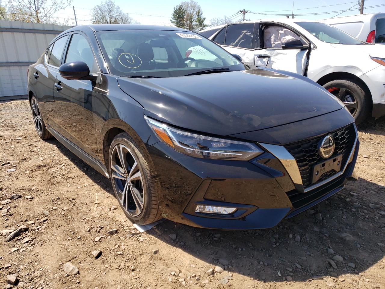 NISSAN SENTRA SR 2021 with VIN 3N1AB8DV6MY290763 - Photo from auction