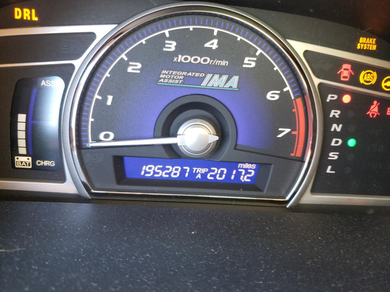 Photo 8 from auction – 2008 HONDA CIVIC HYBR with VIN JHMFA36248S019666