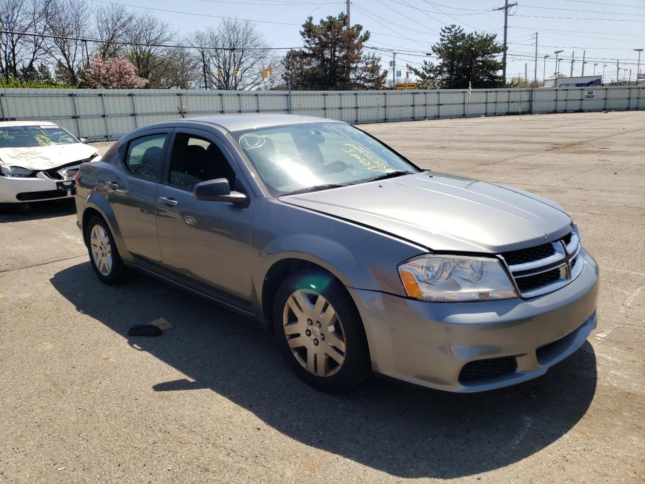 DODGE AVENGER SE 2013 with VIN 1C3CDZABXDN753859 - Photo from auction