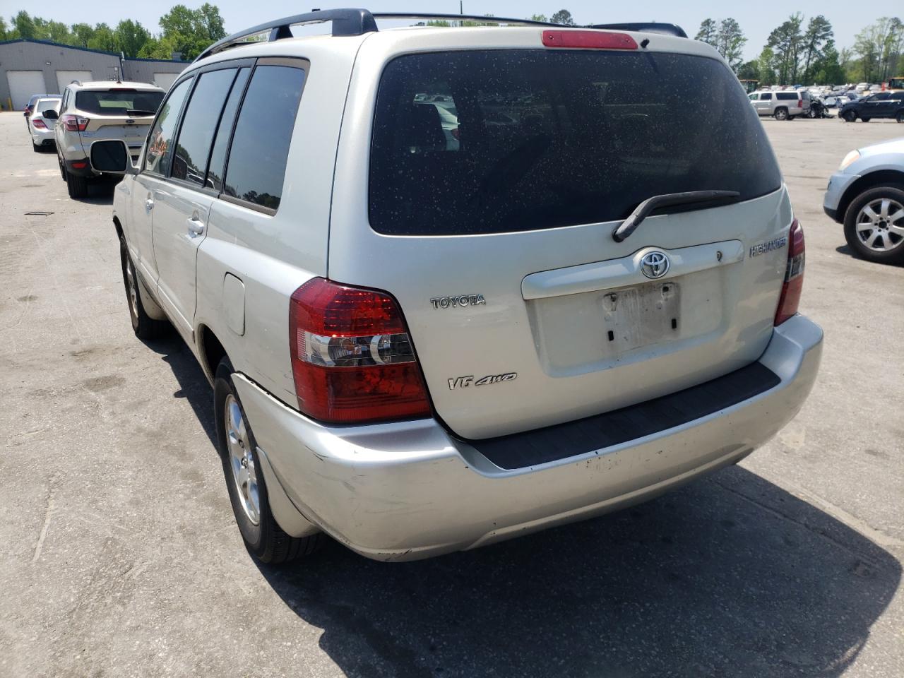 Photo 3 from auction – 2004 TOYOTA HIGHLANDER with VIN JTEEP21A840032006