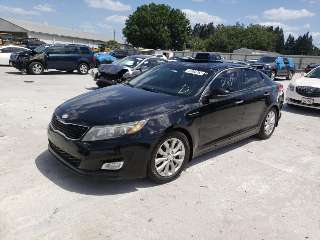 Photo 2 from auction – 2014 KIA OPTIMA EX with VIN 5XXGN4A73EG298309
