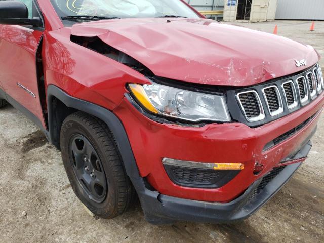 Photo 9 from auction – 2018 JEEP COMPASS SP with VIN 3C4NJCAB5JT211350
