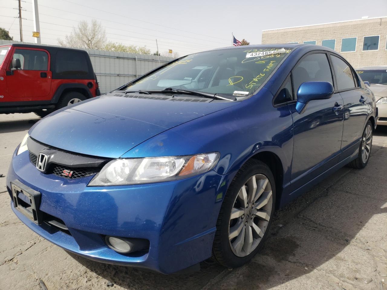 Photo 2 from auction – 2011 HONDA CIVIC SI with VIN 2HGFA5E50BH701291