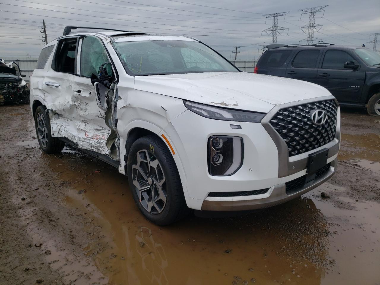 HYUNDAI PALISADE C 2022 with VIN KM8R7DHEXNU433945 - Photo from auction
