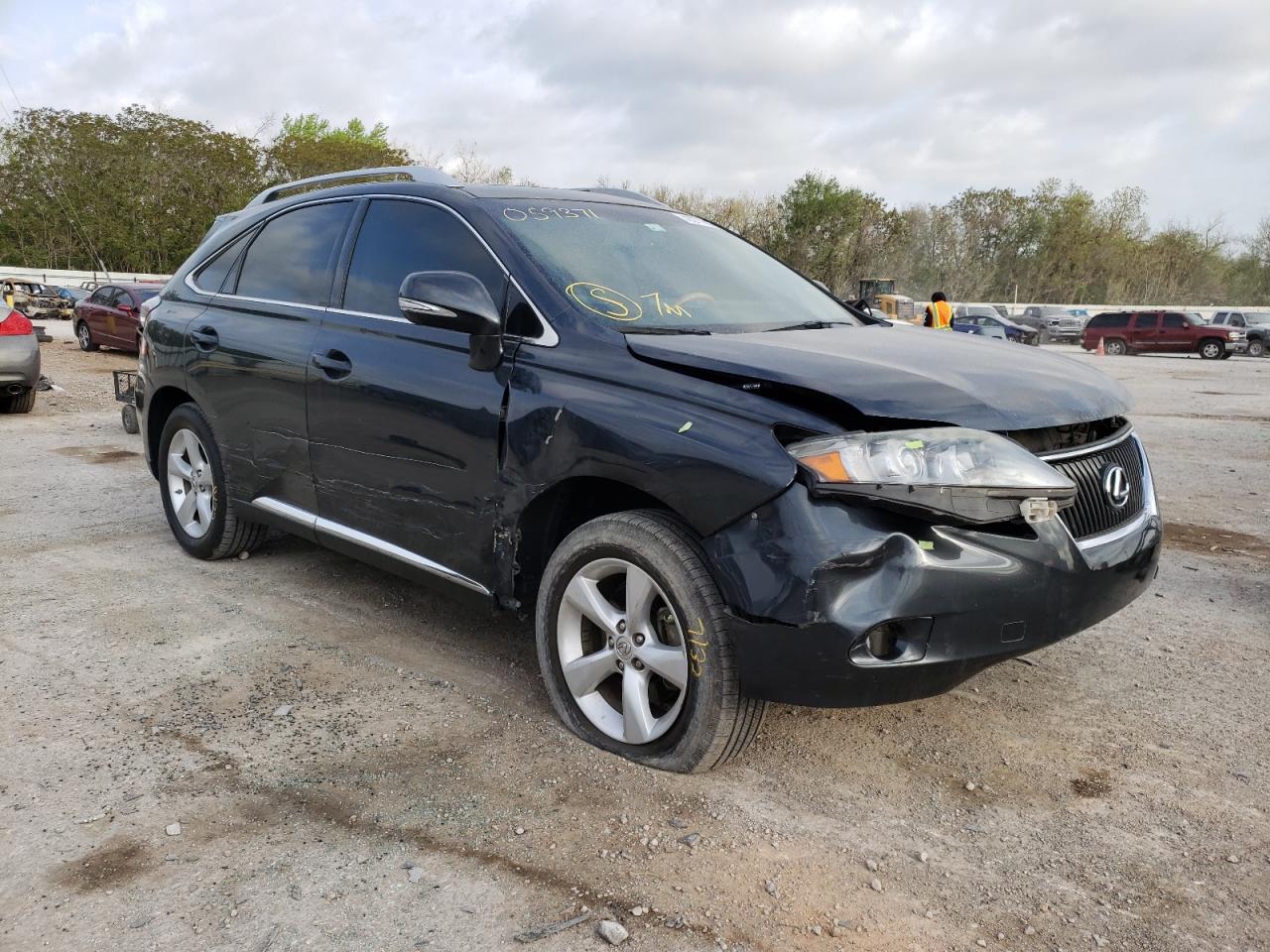 LEXUS RX 350 2010 with VIN 2T2BK1BA7AC059371 - Photo from auction