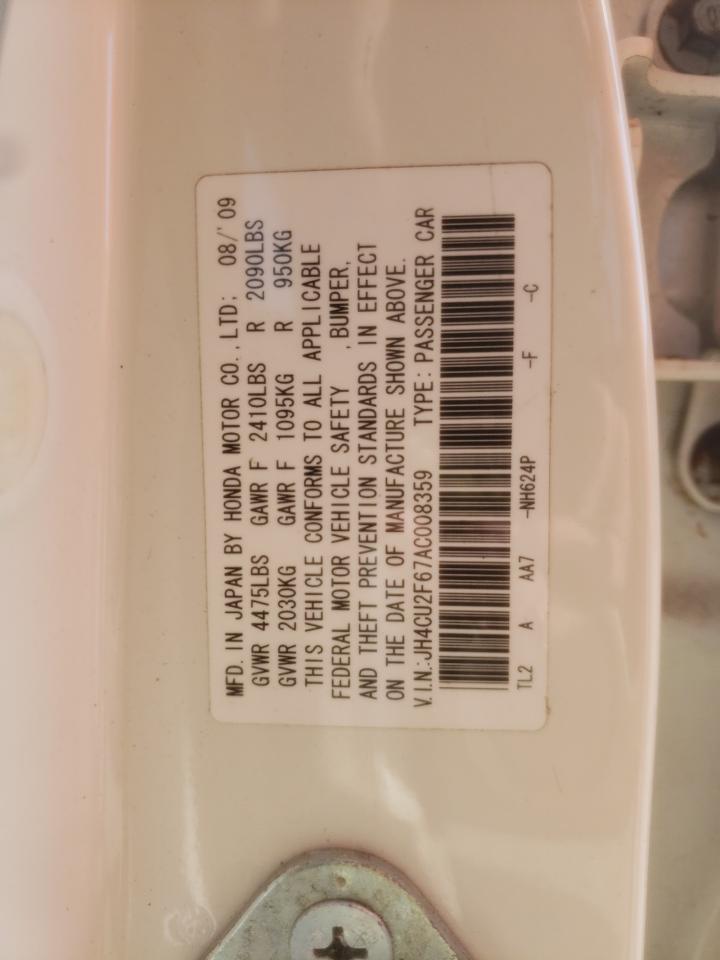 Photo 10 from auction – 2010 ACURA TSX with VIN JH4CU2F67AC008359