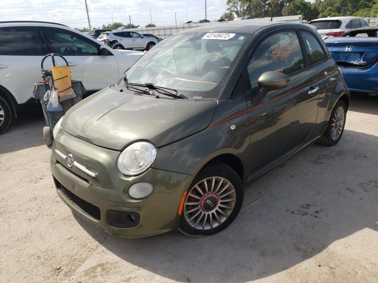 Photo 2 from auction – 2013 FIAT 500 SPORT with VIN 3C3CFFBR2DT612143