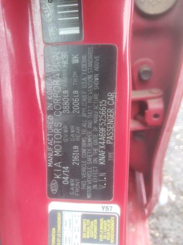 Photo 10 from auction – 2015 KIA FORTE LX with VIN KNAFX4A69F5256615