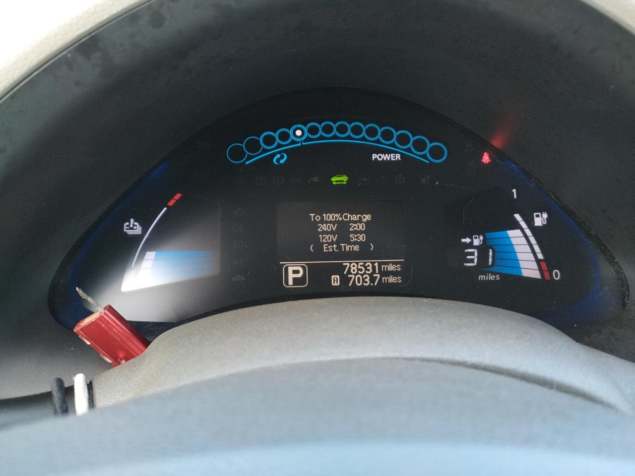 Photo 8 from auction – 2012 NISSAN LEAF SV with VIN JN1AZ0CP9CT024208