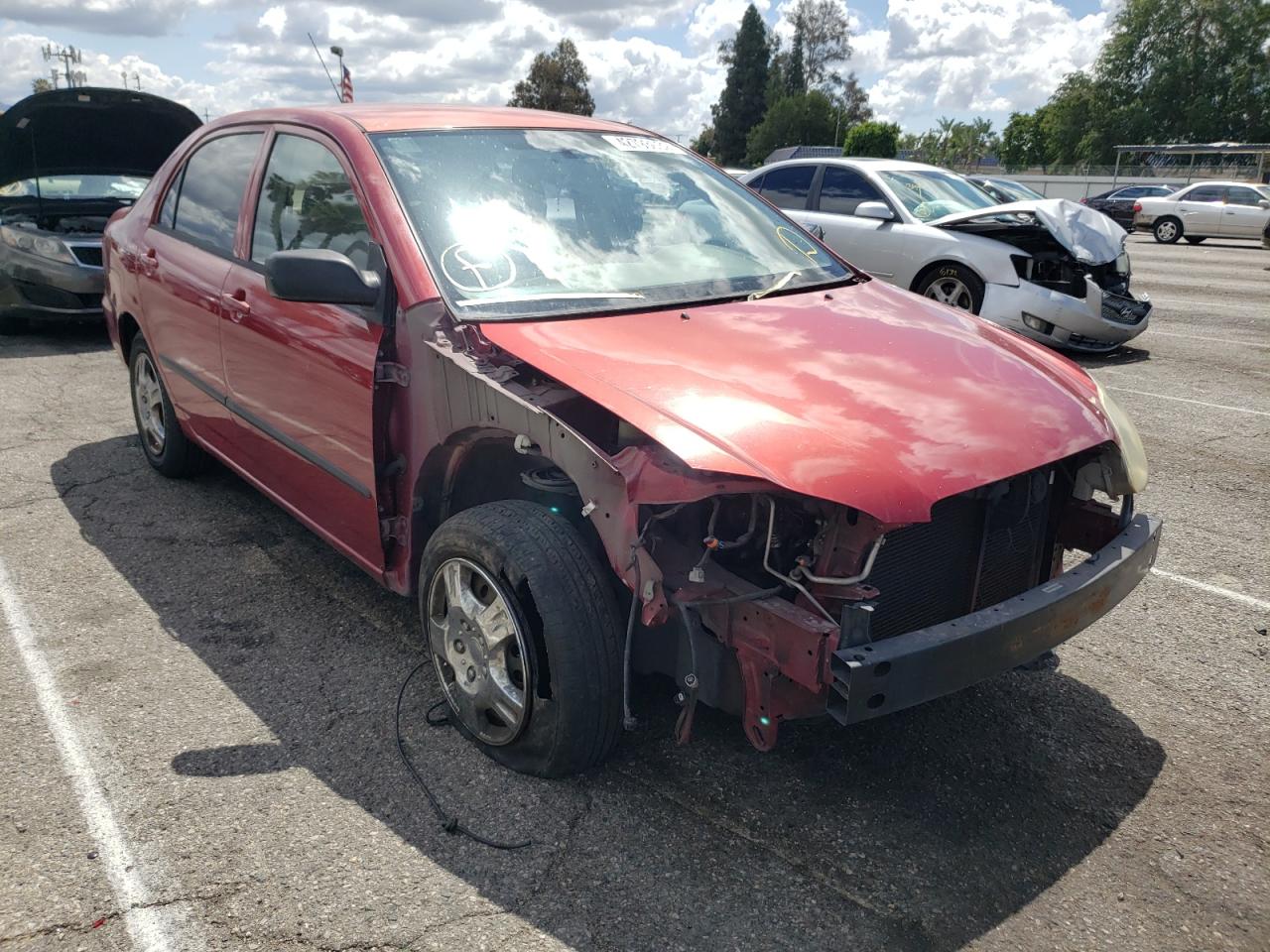 TOYOTA COROLLA CE 2004 with VIN 1NXBR32E24Z263237 - Photo from auction
