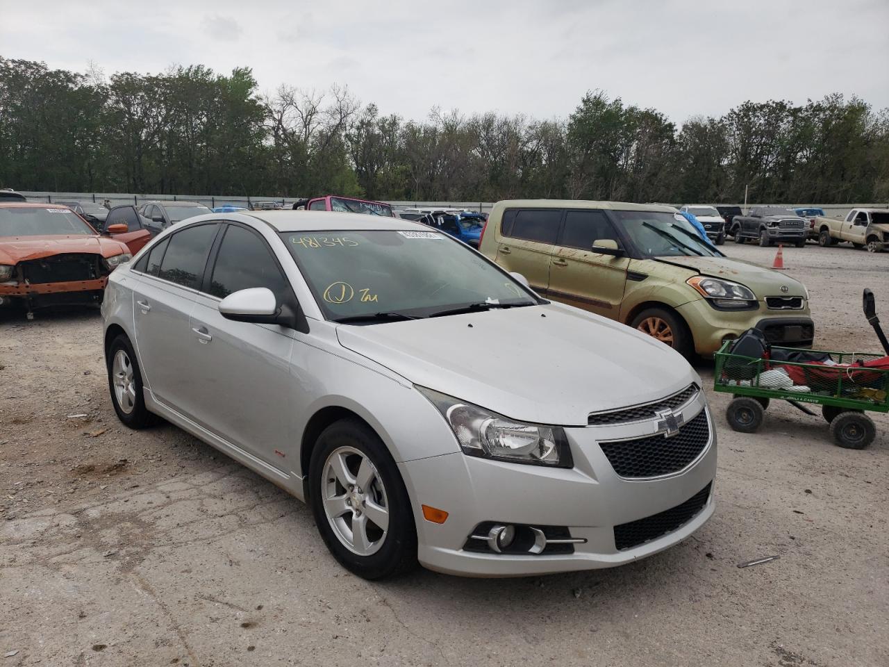 CHEVROLET CRUZE LT 2014 with VIN 1G1PC5SB2E7481345 - Photo from auction