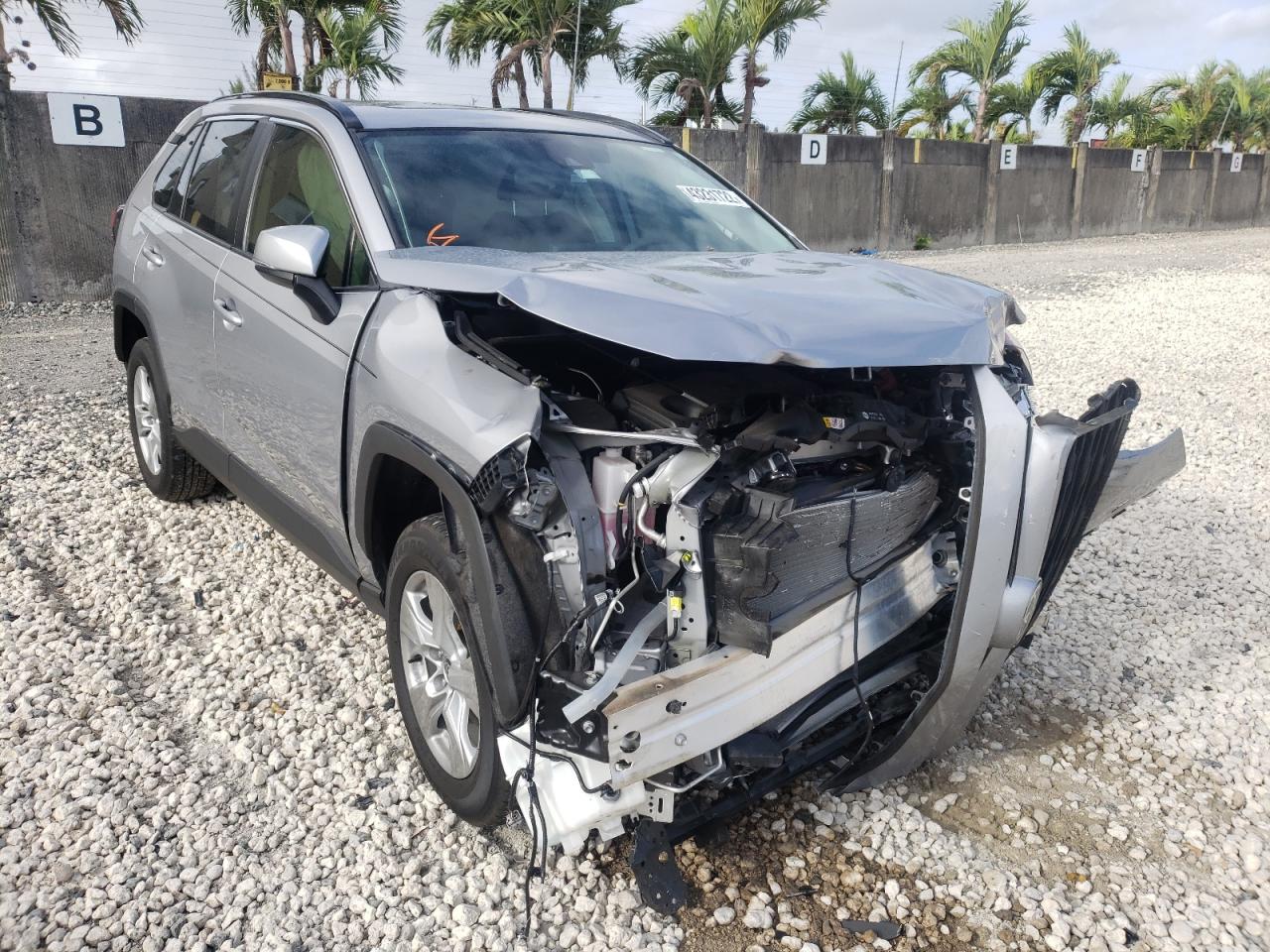 TOYOTA RAV4 XLE 2020 with VIN JTMW1RFV6LD519503 - Photo from auction