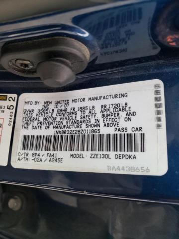 Photo 10 from auction – 2008 TOYOTA COROLLA CE with VIN 1NXBR32E28Z011865