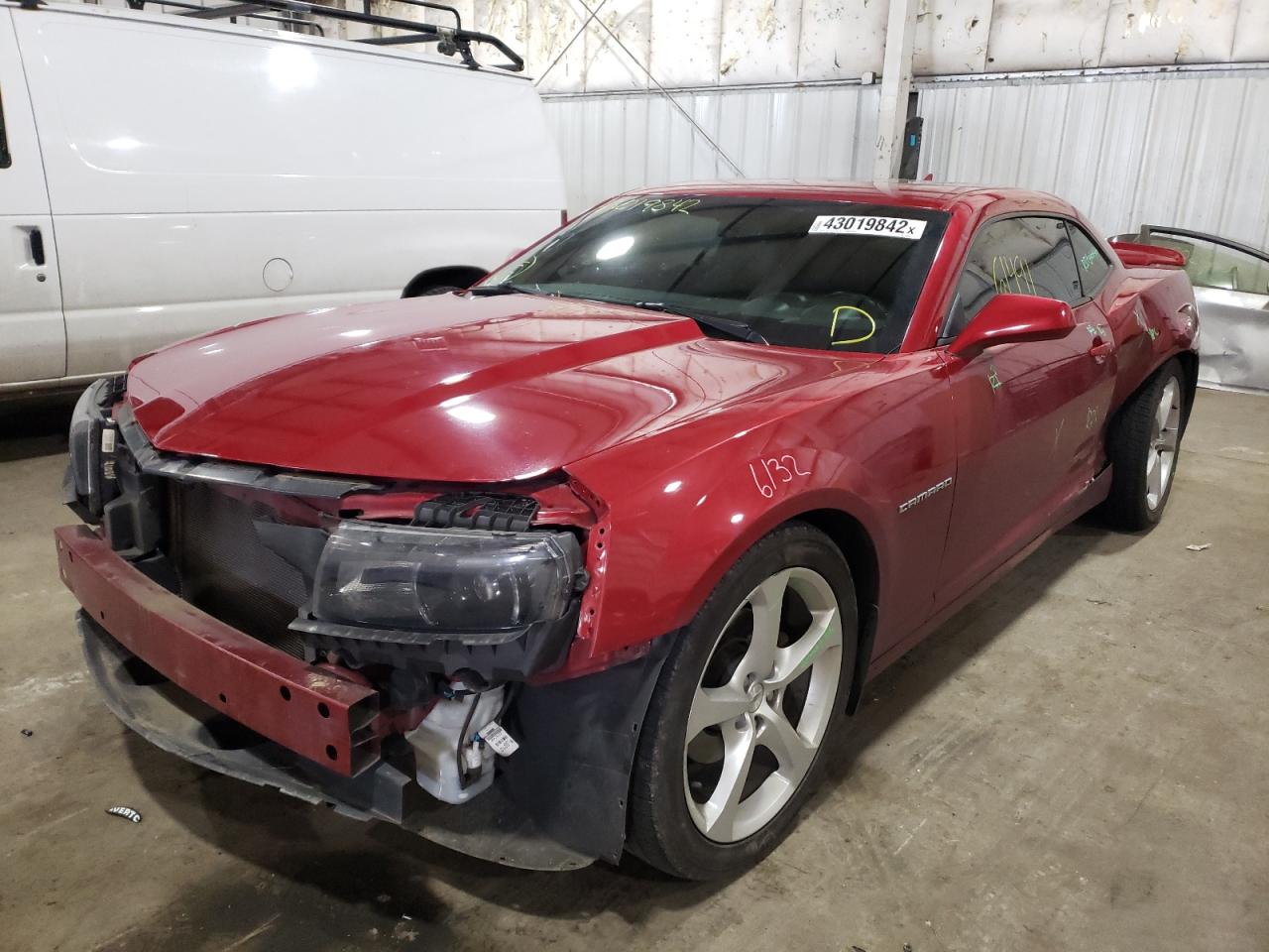 Photo 2 from auction – 2015 CHEVROLET CAMARO LT with VIN 2G1FF1E36F9243336