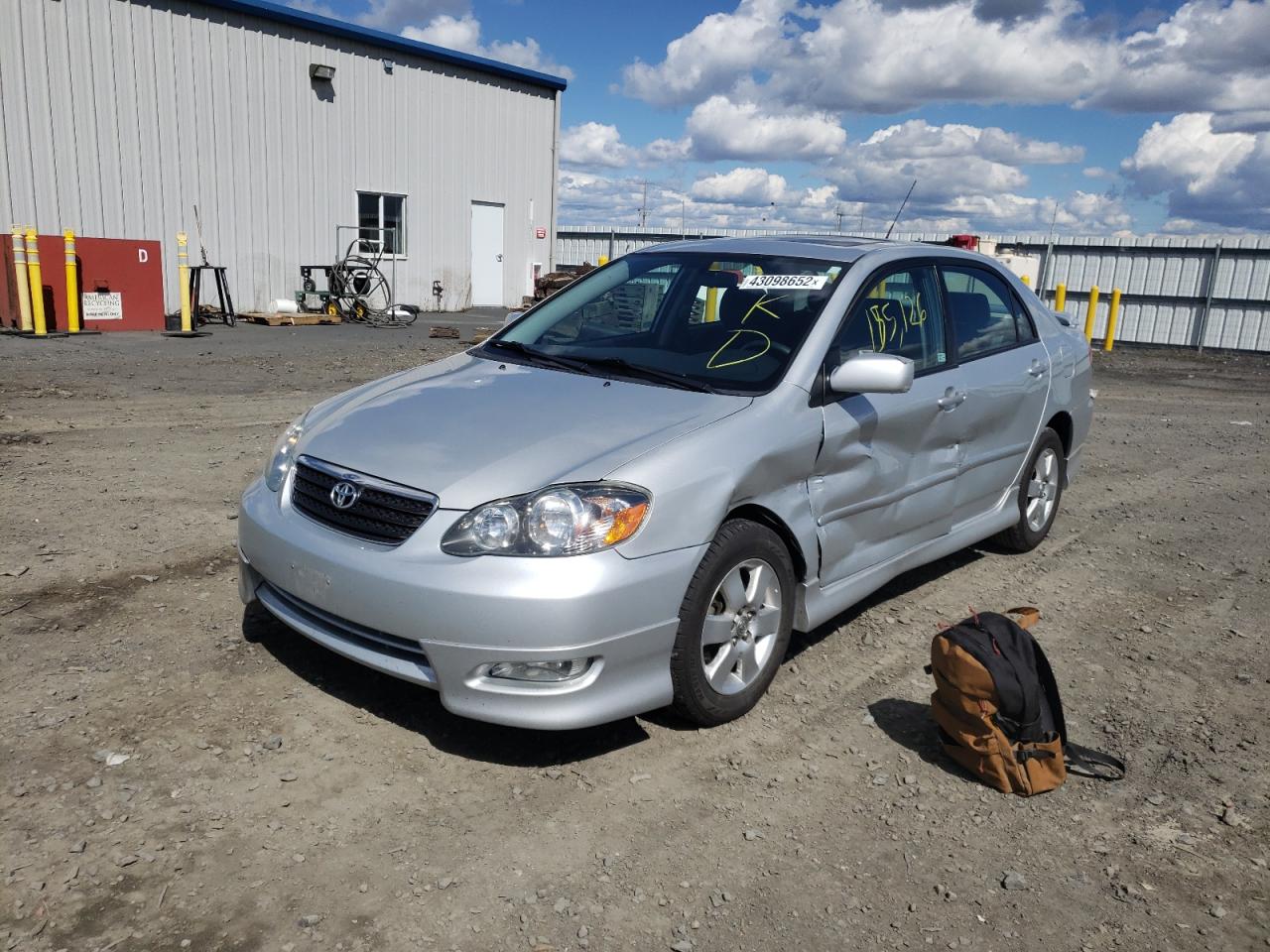 Photo 2 from auction – 2007 TOYOTA COROLLA CE with VIN 1NXBR30E77Z773381