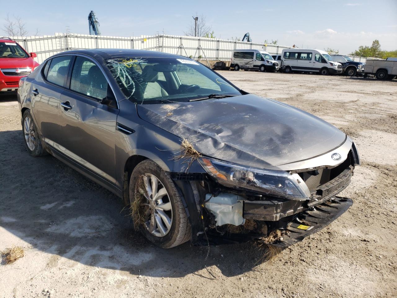 KIA OPTIMA EX 2014 with VIN 5XXGN4A76EG348166 - Photo from auction