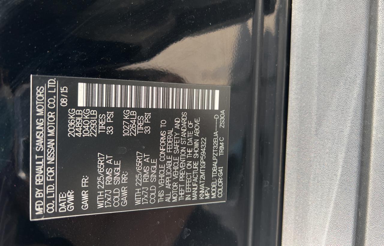 صورة رقم 10 من المزاد - 2016 NISSAN ROGUE S مع VIN KNMAT2MT1GP594322