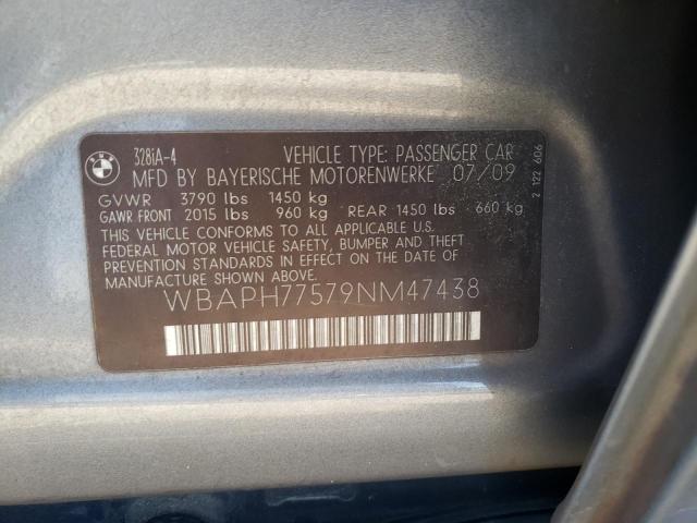 Photo 10 from auction – 2009 BMW 328 I with VIN WBAPH77579NM47438