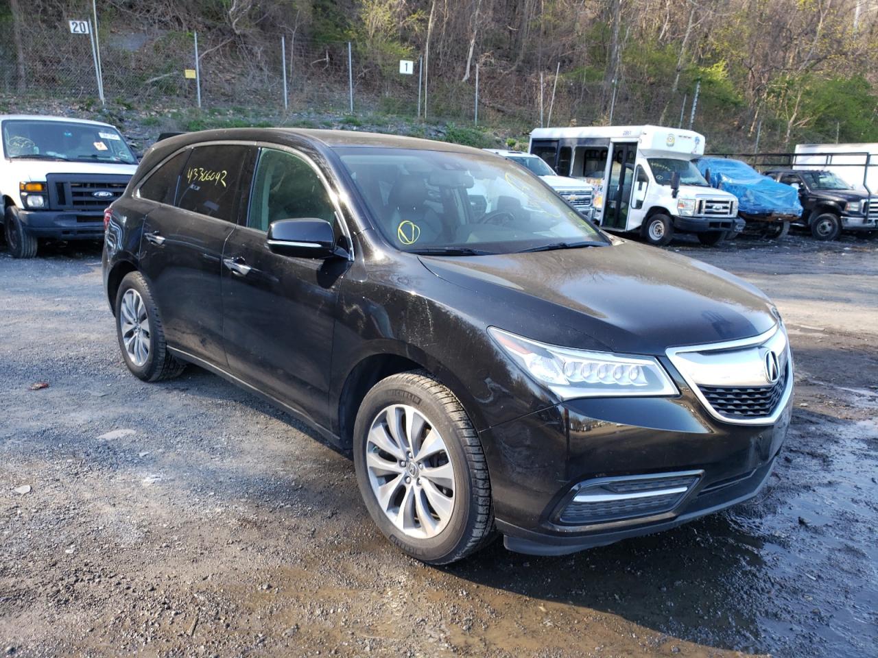 Photo 11 from auction – 2014 ACURA MDX TECHNO with VIN 5FRYD4H62EB003206