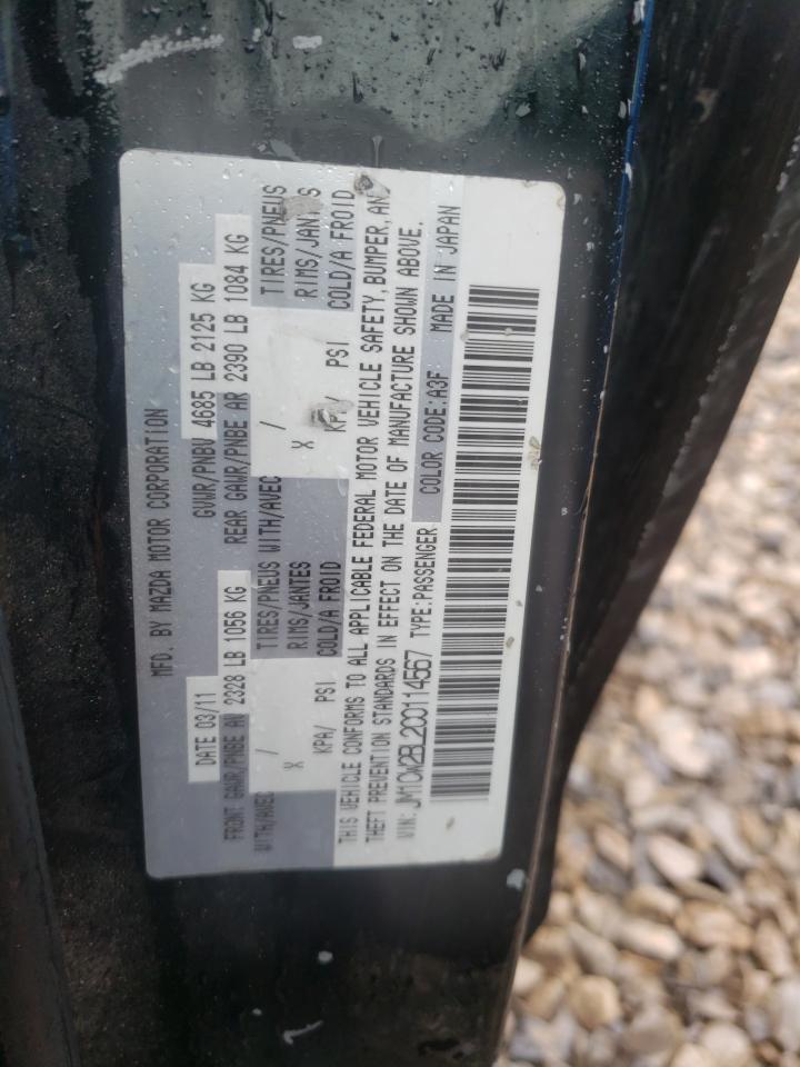 Photo 10 from auction – 2012 MAZDA MAZDA5 with VIN JM1CW2BL2C0114567