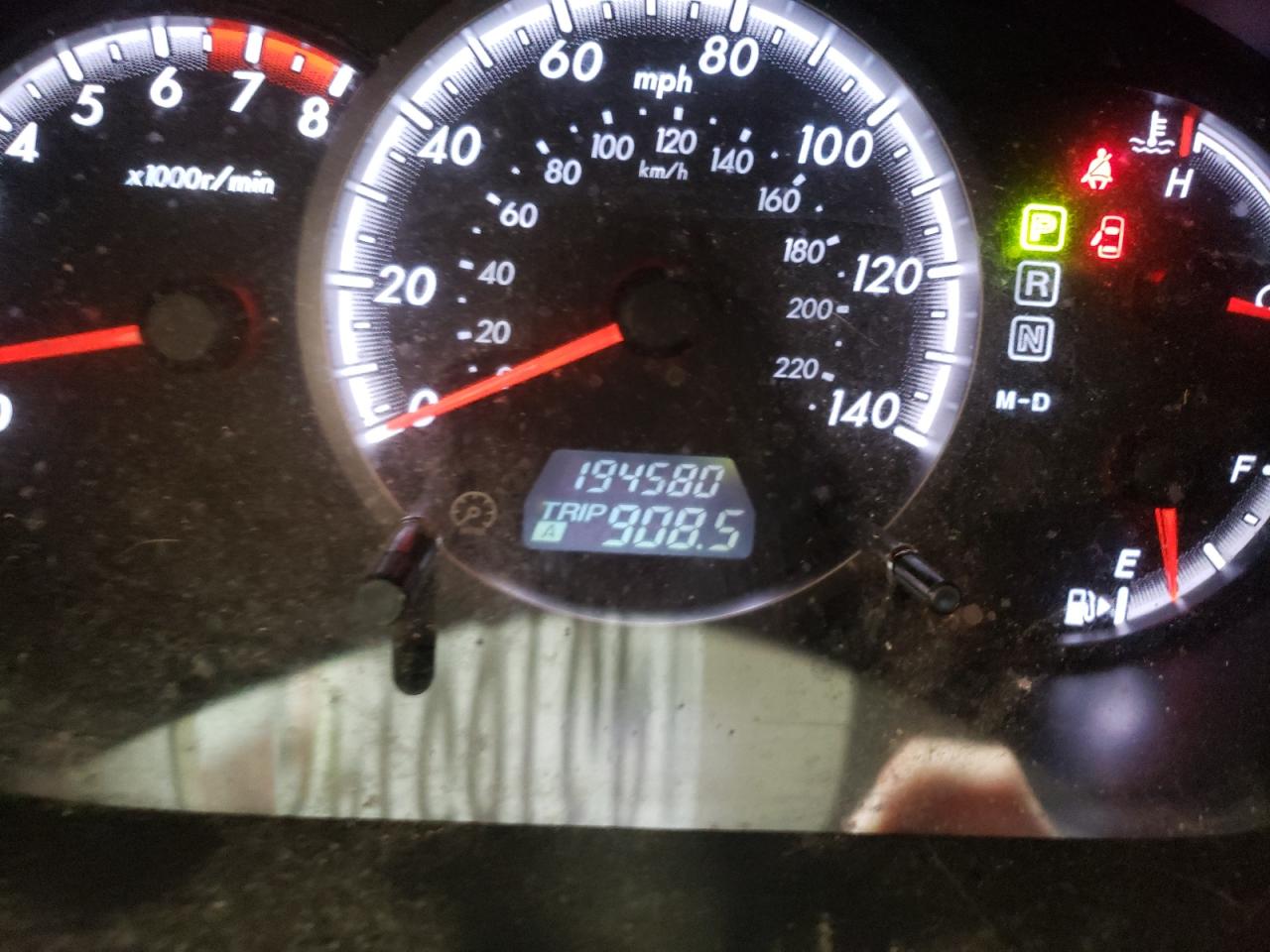 Photo 8 from auction – 2010 MAZDA 5 with VIN JM1CR2WL2A0378922