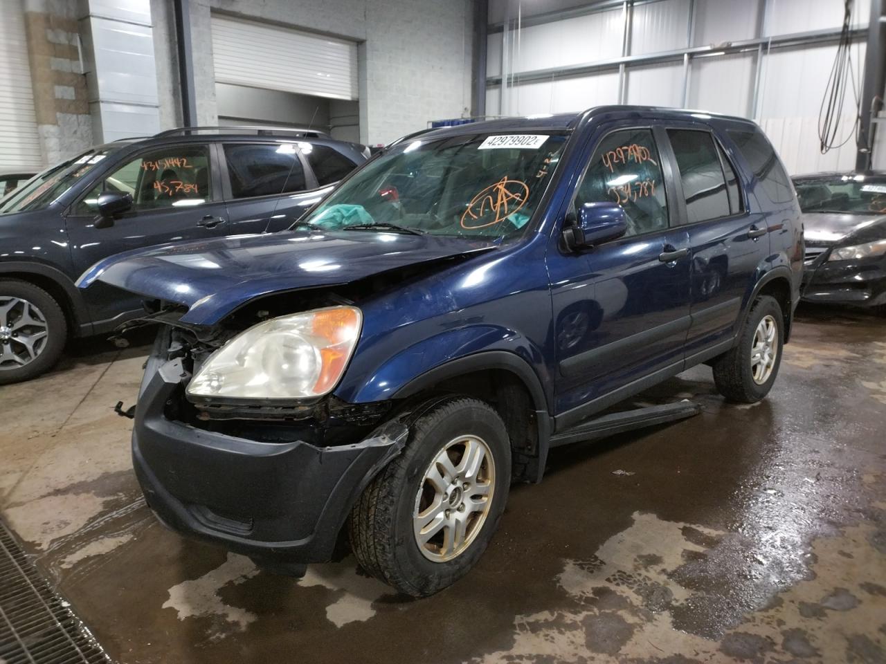 Photo 2 from auction – 2004 HONDA CR-V EX with VIN SHSRD78874U258725