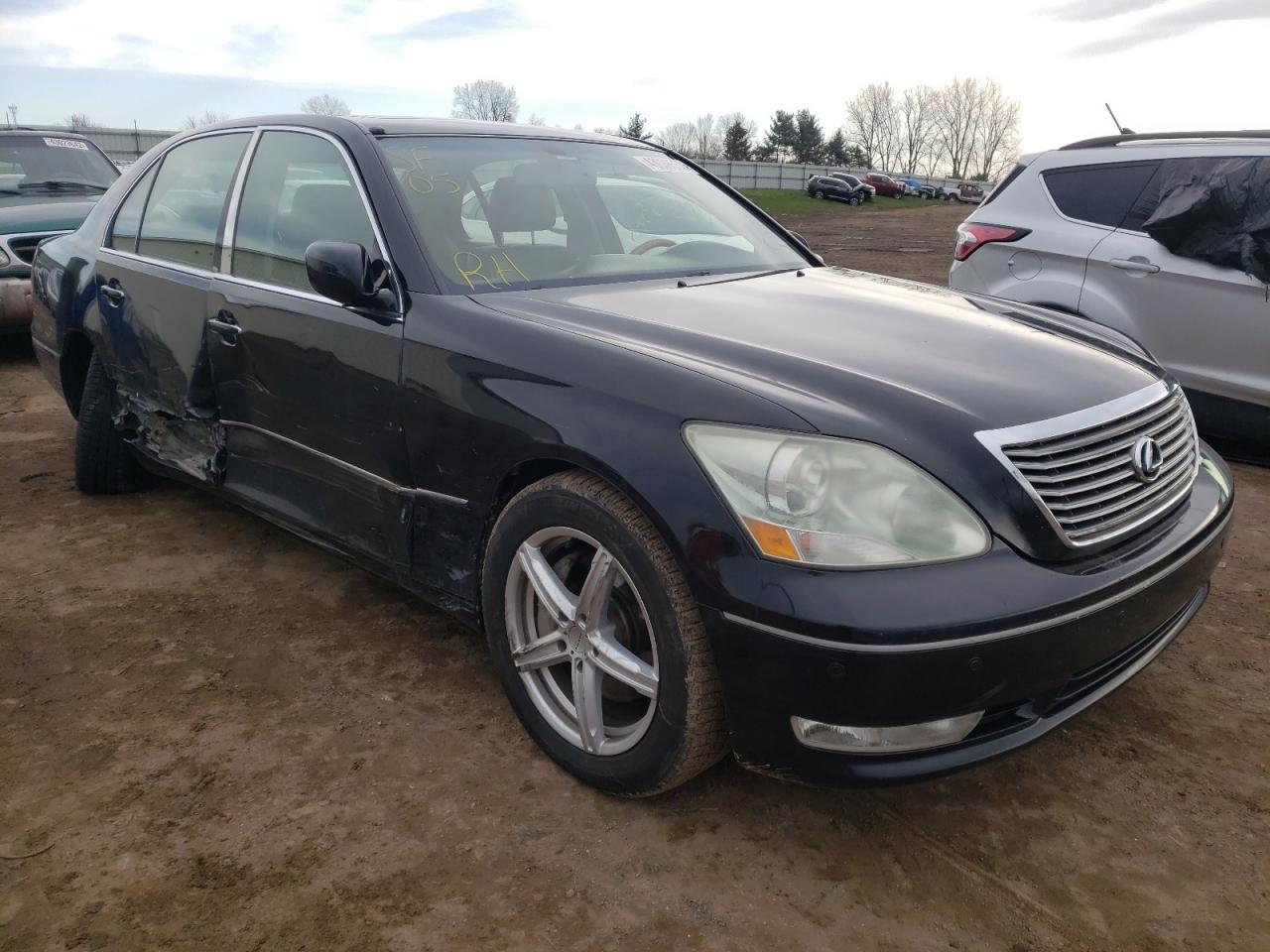 LEXUS LS 430 2005 with VIN JTHBN36F255013042 - Photo from auction