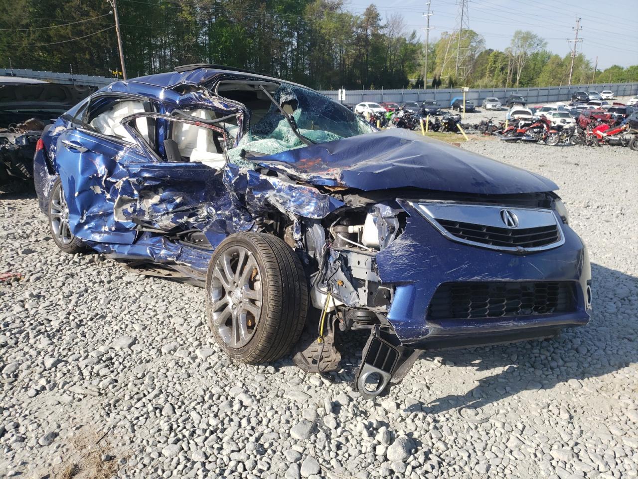 ACURA TSX 2012 with VIN JH4CU2F47CC016401 - Photo from auction