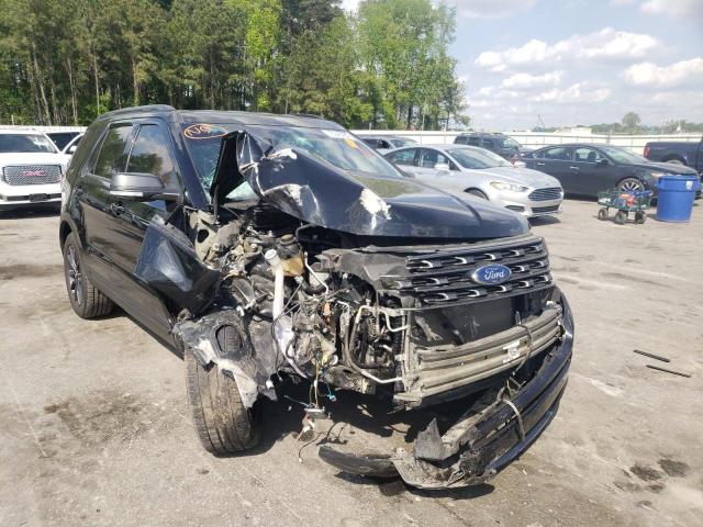 FORD EXPLORER X 2017 with VIN 1FM5K7D81HGE32796 - Photo from auction