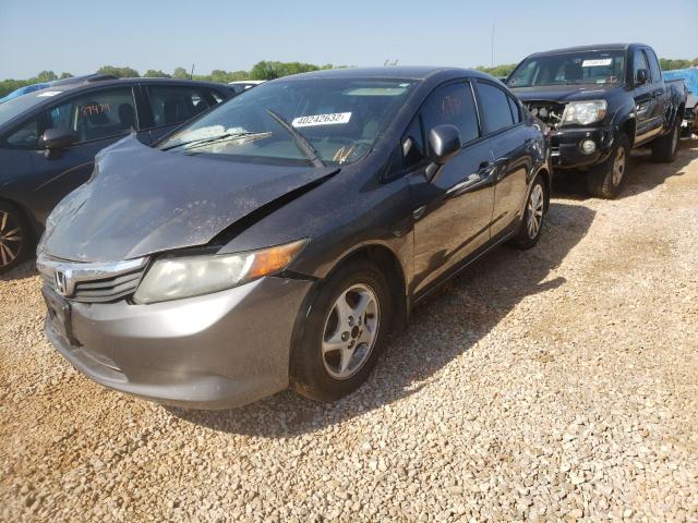 Photo 2 from auction – 2012 HONDA CIVIC LX with VIN 19XFB2F52CE022127